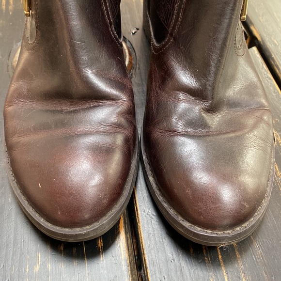 Michael Kors Ankle Boots with Goldtone Hardware and Lug Sole - Picture 12 of 12